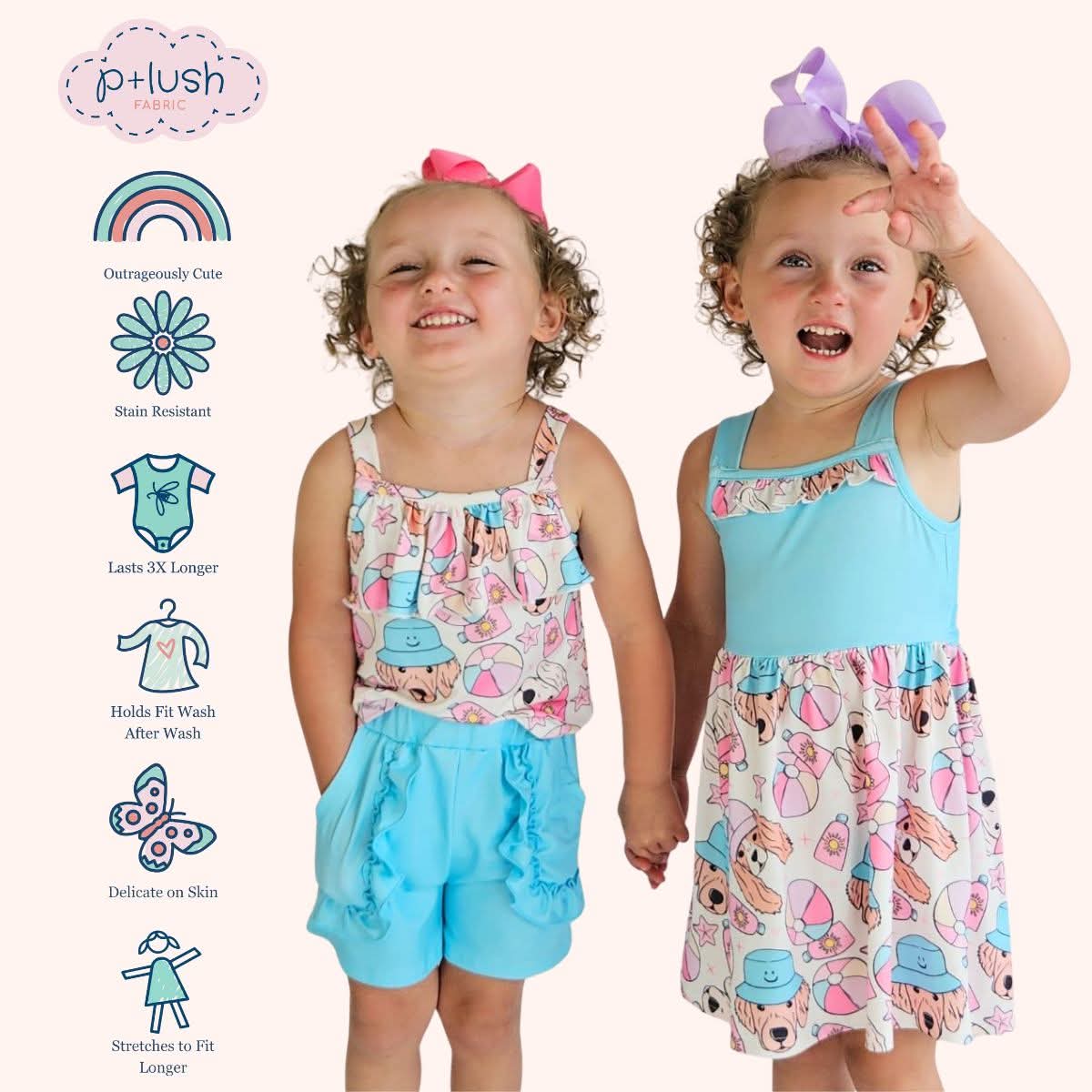 Sandy Paws (2pc Shorts set)