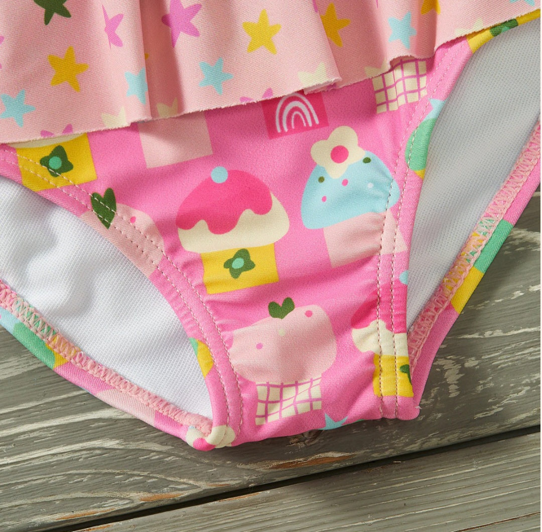 Cute as a Cupcake 2pc Swimsuit