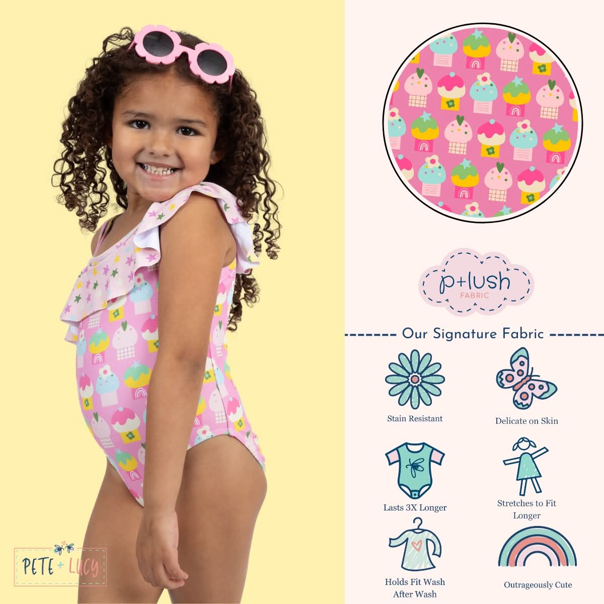 Cute as a Cupcake 1pc swim