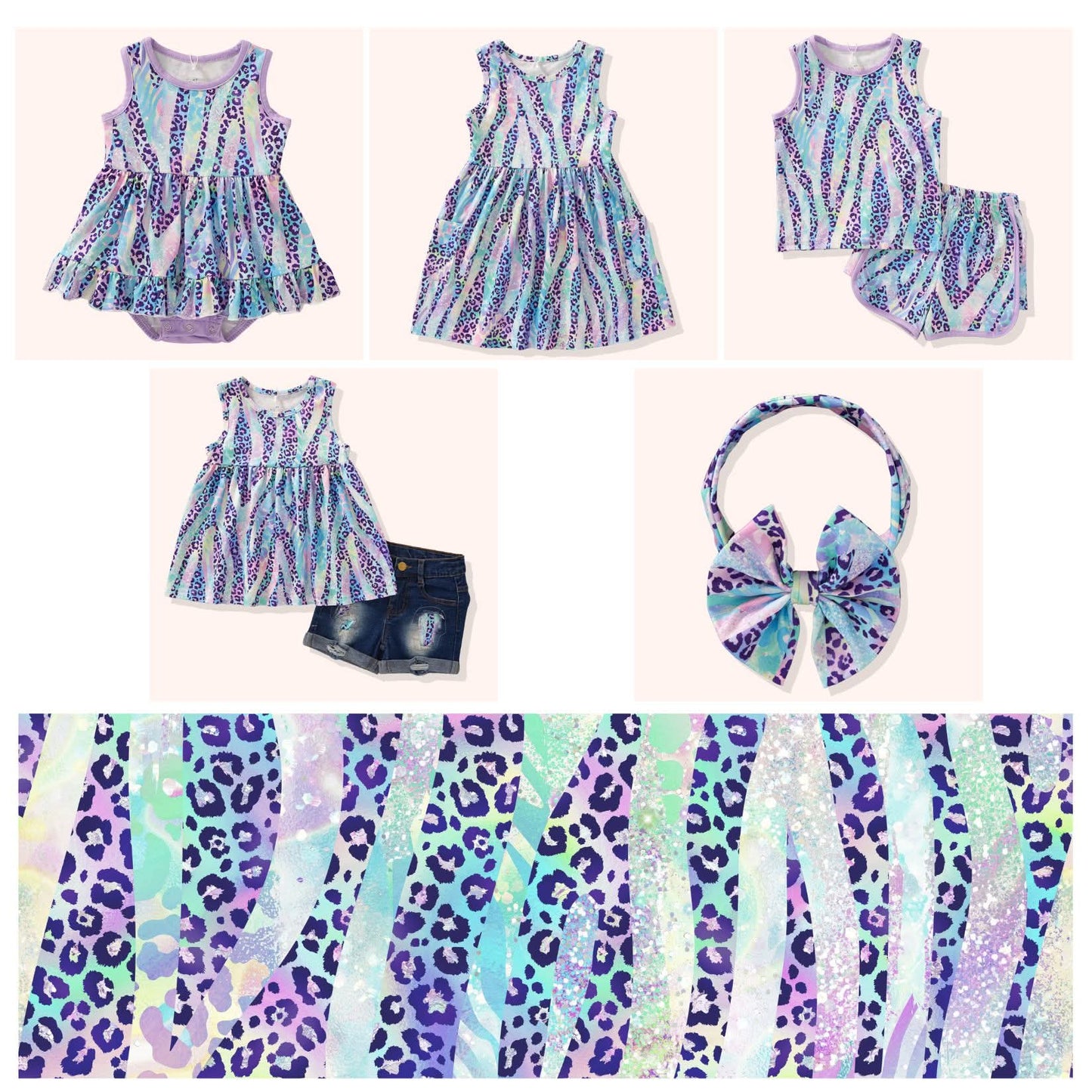 Safari Shimmer 🦓         Short Set
