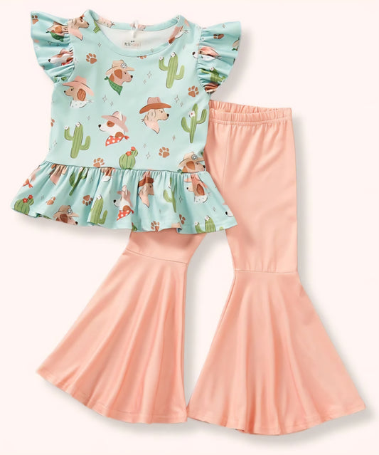 Howdy Hounds 🐾                2pc pant set