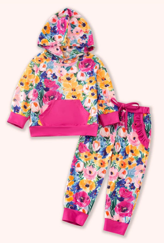 💥PRE-ORDER💥           Bloom Bright Jogger Set