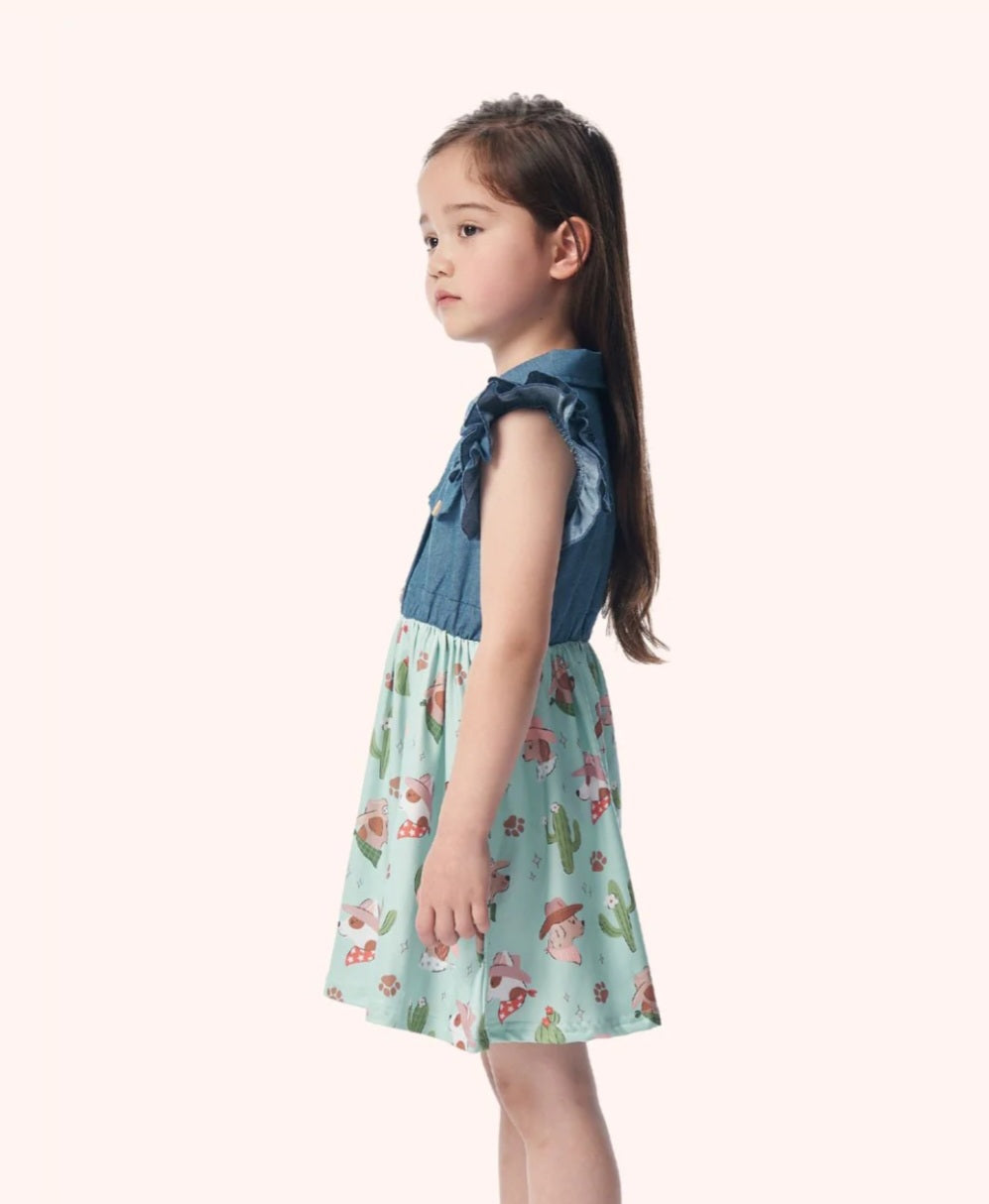 Howdy Hounds 🐶           Girls Dress