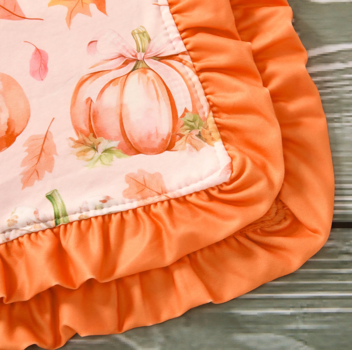 Pretty Pumpkins Minky Blanket