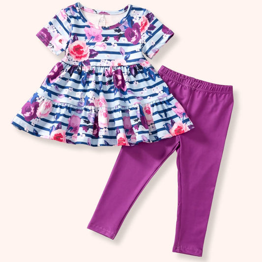 Botanic Beauty 💜             2pc pant set