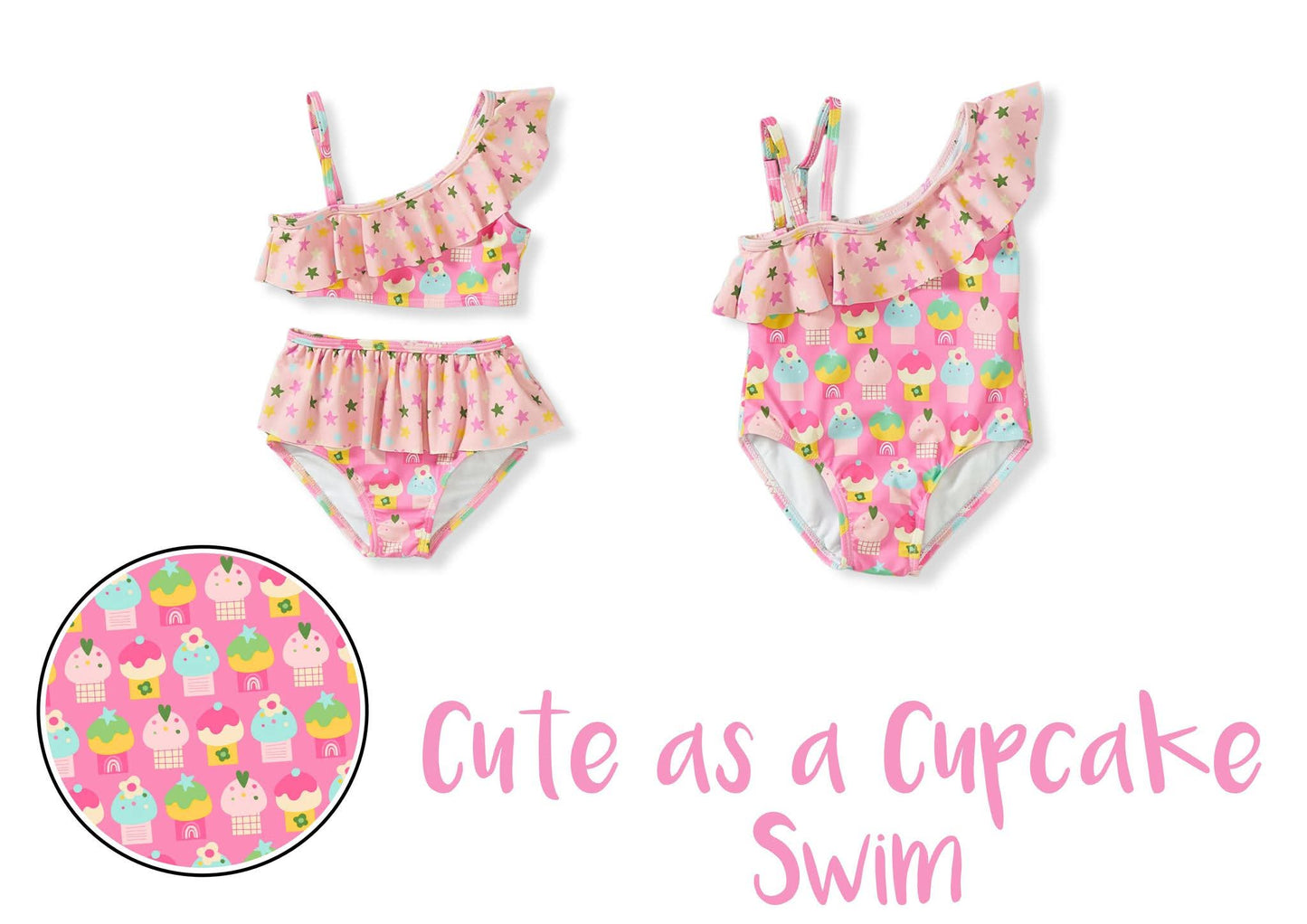Cute as a Cupcake 1pc swim