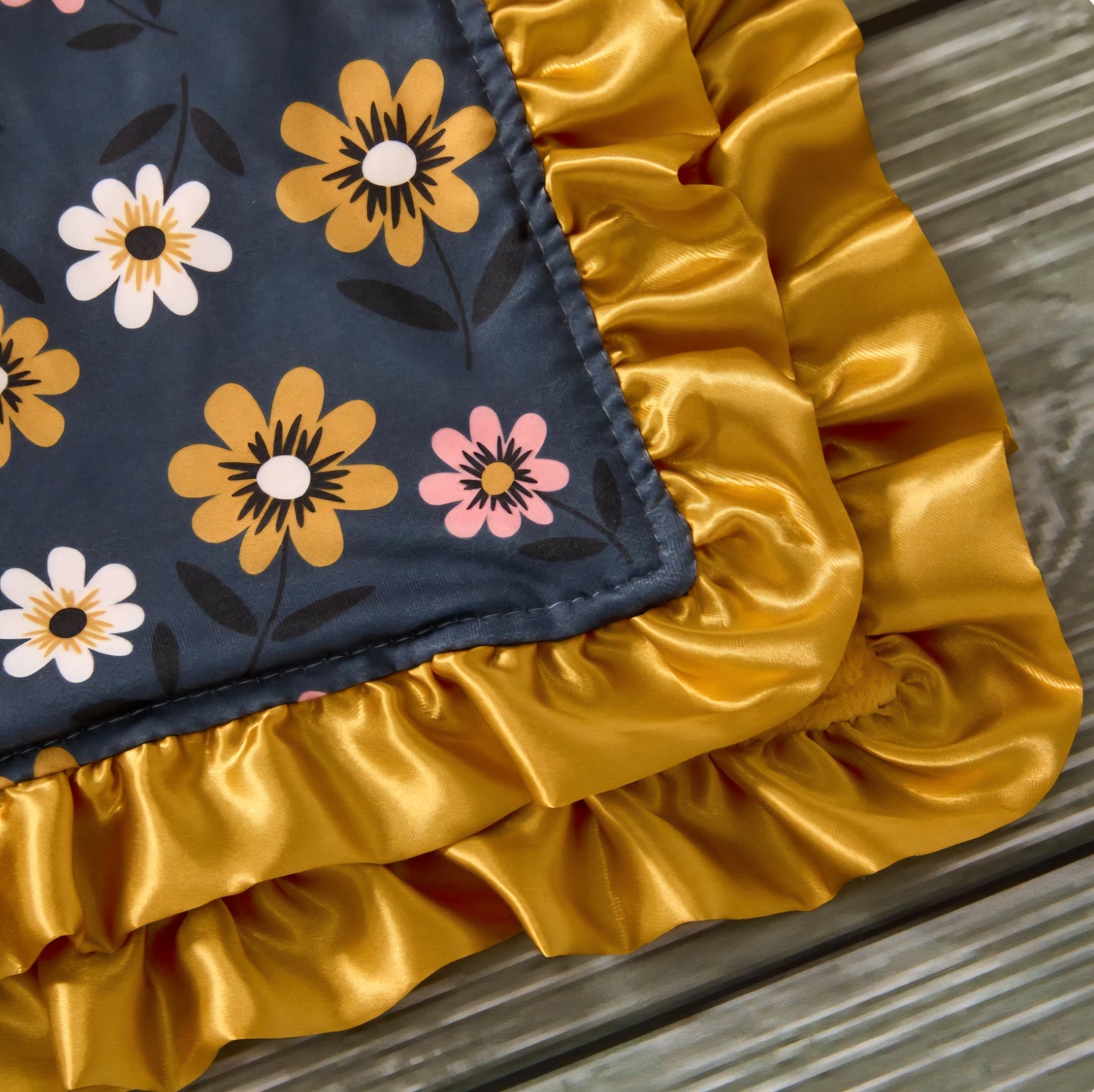 Golden Bouquet Blanket