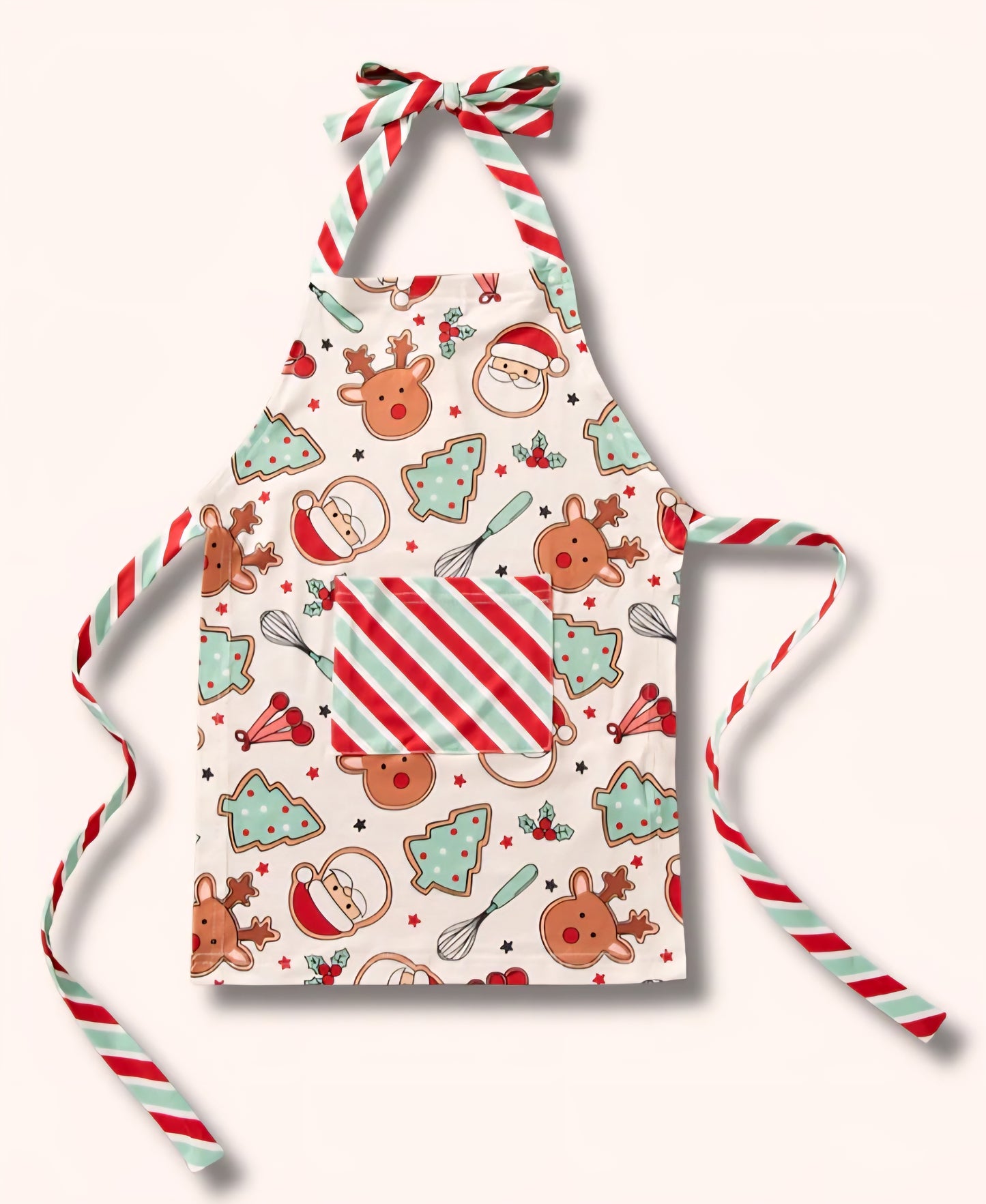 (PRE-Order Closed)      Arrival time Sept 27th Chistmas Baking Crew 🦌 (kids) Apron