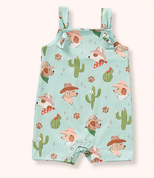 Howdy Hounds 🌵          Unisex Romper