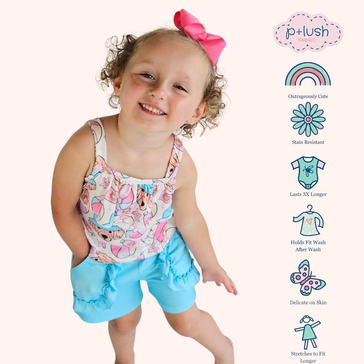 Sandy Paws (2pc Shorts set)
